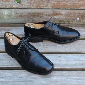 VTG 80s Church's "Shannon" Black Polished Derby, Size 10.5 US, Made in England